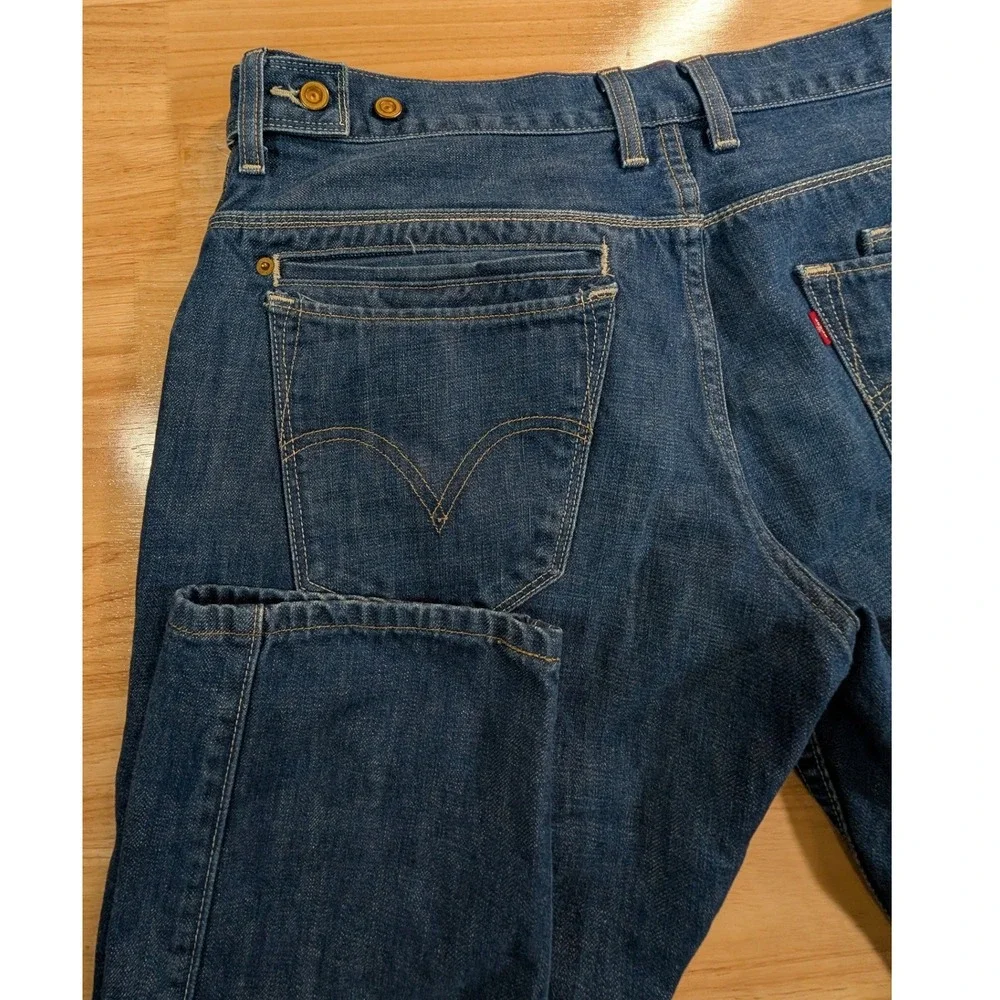 Levis 511 Engineered Jeans‎ Mens 36x30 Blue 100% Cotton Medium Wash Denim Pants